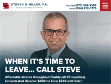 Tablet Screenshot of floridadivorceme.com